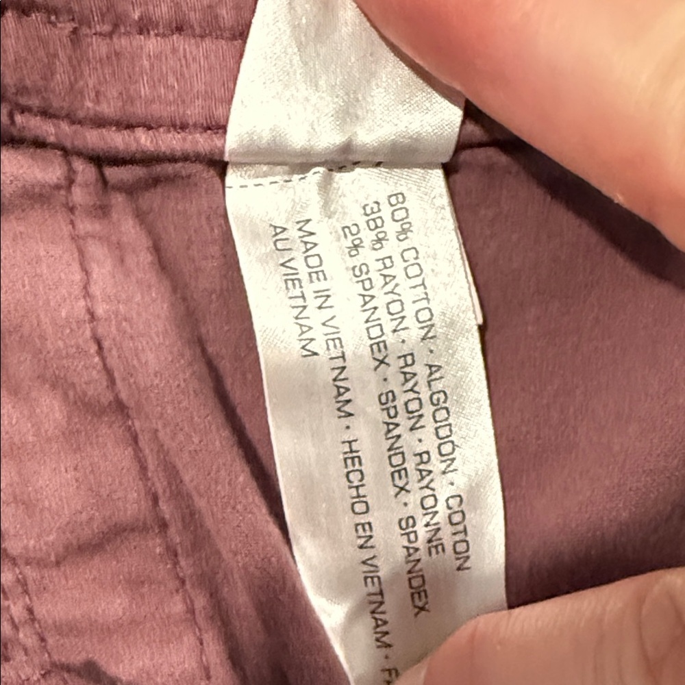 UNIONBAY Women's Dusty Rose Drawstring Pull-On Shorts - Picture 5 of 6